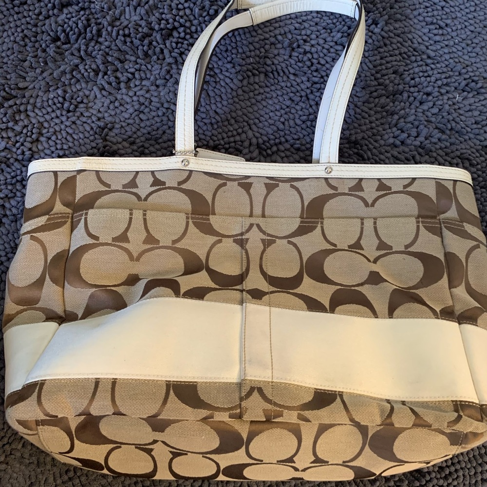 Coach diaper bag used